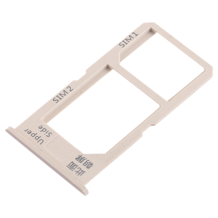 For Vivo Y55 2 x SIM Card Tray (Gold) - Card Socket by PMc TechLife | Online Shopping South Africa | PMc TechLife | Buy Now Pay Later Mobicred