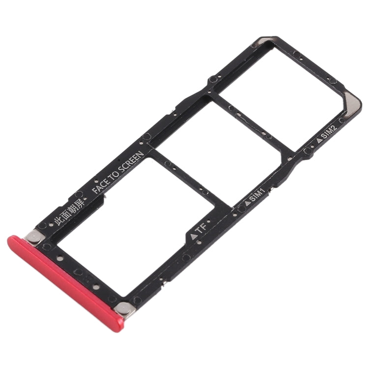 2 x SIM Card Tray + Micro SD Card Tray for Xiaomi Redmi 6 Pro(Red) - Card Tray by PMc TechLife | Online Shopping South Africa | PMc TechLife | Buy Now Pay Later Mobicred
