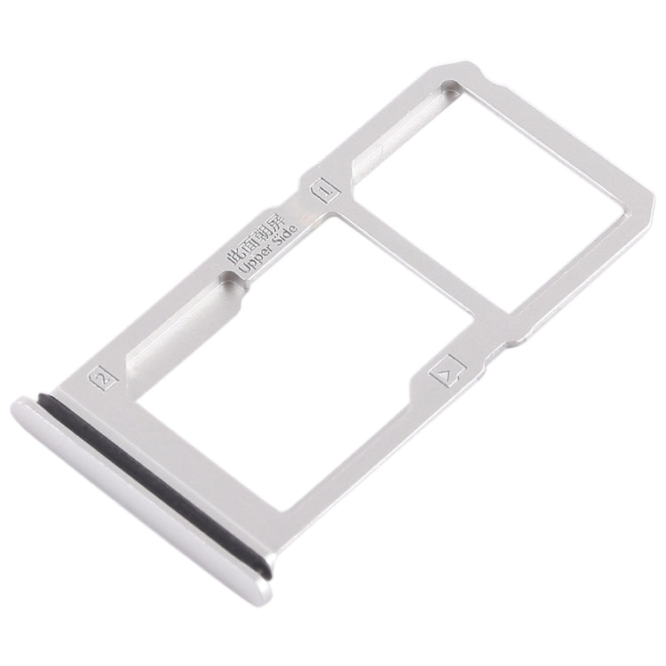 For Vivo X21i SIM Card Tray + SIM Card Tray / Micro SD Card Tray (Silver) - Card Socket by PMc TechLife | Online Shopping South Africa | PMc TechLife | Buy Now Pay Later Mobicred