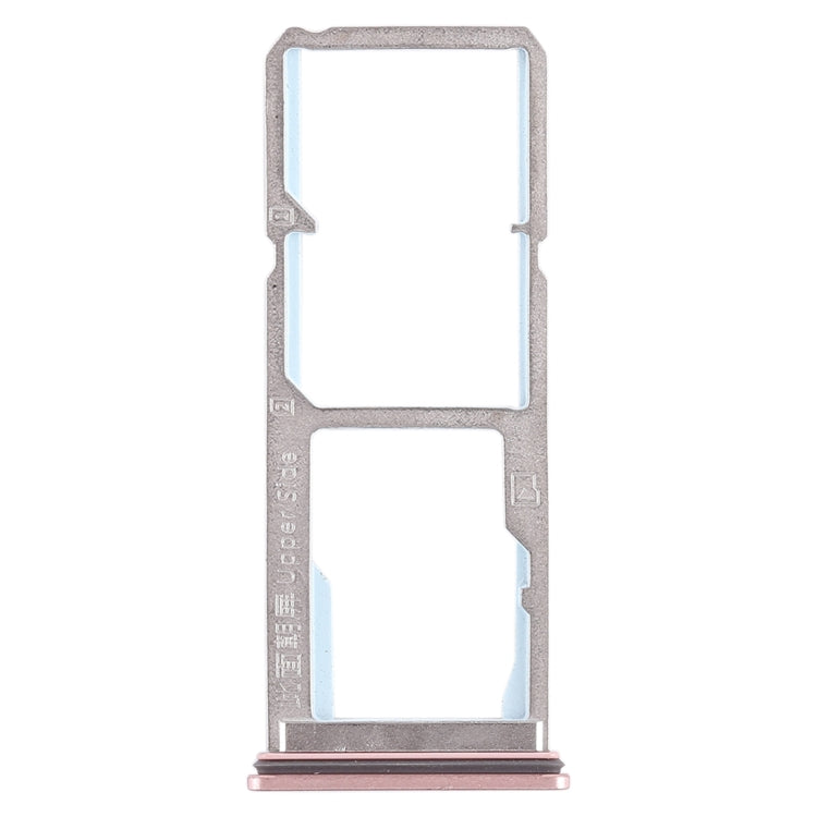 For Vivo Y69 2 x SIM Card Tray + Micro SD Card Tray (Rose Gold) - Card Socket by PMc TechLife | Online Shopping South Africa | PMc TechLife | Buy Now Pay Later Mobicred