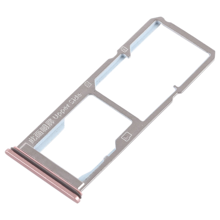 For Vivo Y69 2 x SIM Card Tray + Micro SD Card Tray (Rose Gold) - Card Socket by PMc TechLife | Online Shopping South Africa | PMc TechLife | Buy Now Pay Later Mobicred
