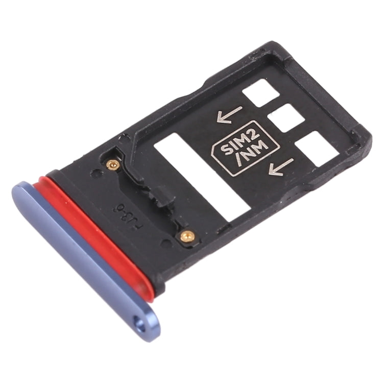 2 x SIM Card Tray for Huawei Mate 20 X (Blue) - Card Socket by PMc TechLife | Online Shopping South Africa | PMc TechLife | Buy Now Pay Later Mobicred
