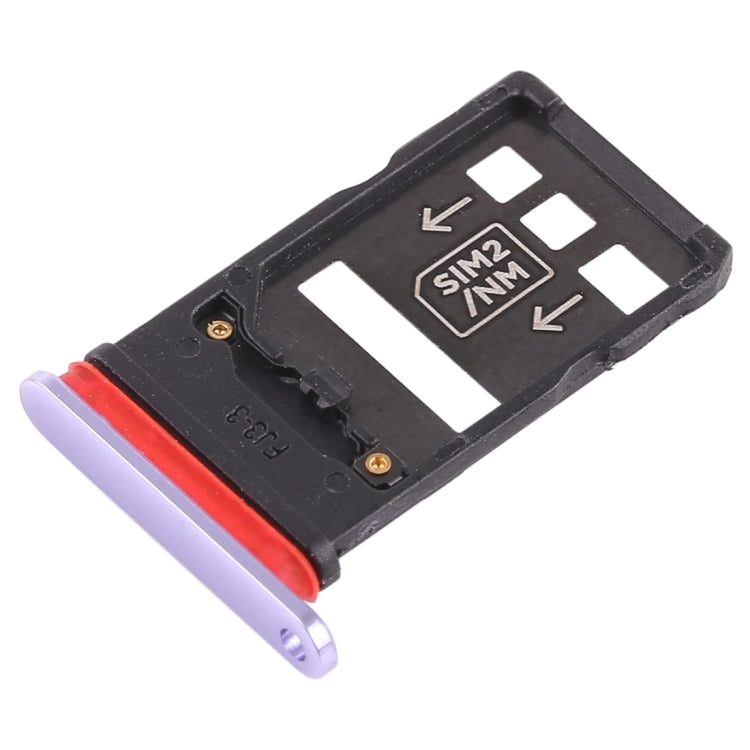 2 x SIM Card Tray for Huawei Mate 20 X (Silver) - Card Socket by PMc TechLife | Online Shopping South Africa | PMc TechLife | Buy Now Pay Later Mobicred