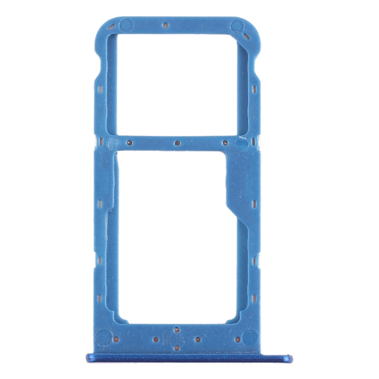 SIM Card Tray + SIM Card Tray / Micro SD Card Tray for Huawei Honor 9i (Blue) - free shipping - PMc TechLife - Order now!