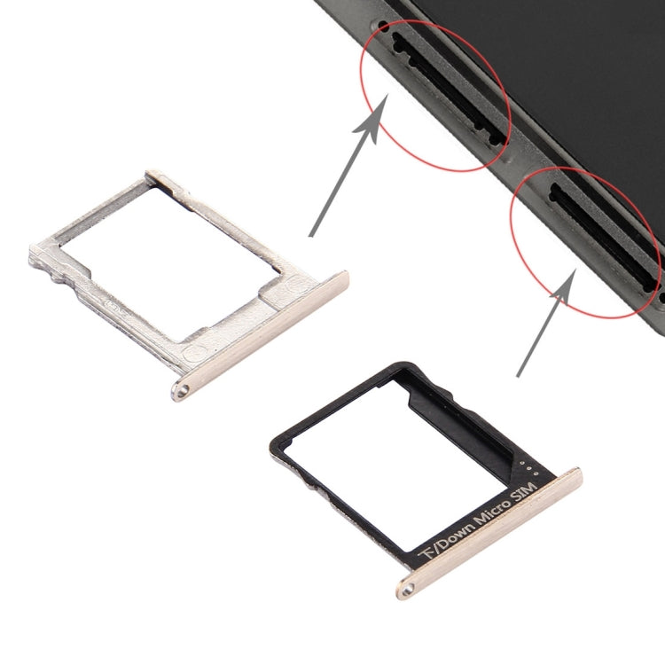 For Huawei P8 Lite SIM Card Tray and Micro SD Card Tray (Gold) - Card Socket by PMc TechLife | Online Shopping South Africa | PMc TechLife | Buy Now Pay Later Mobicred
