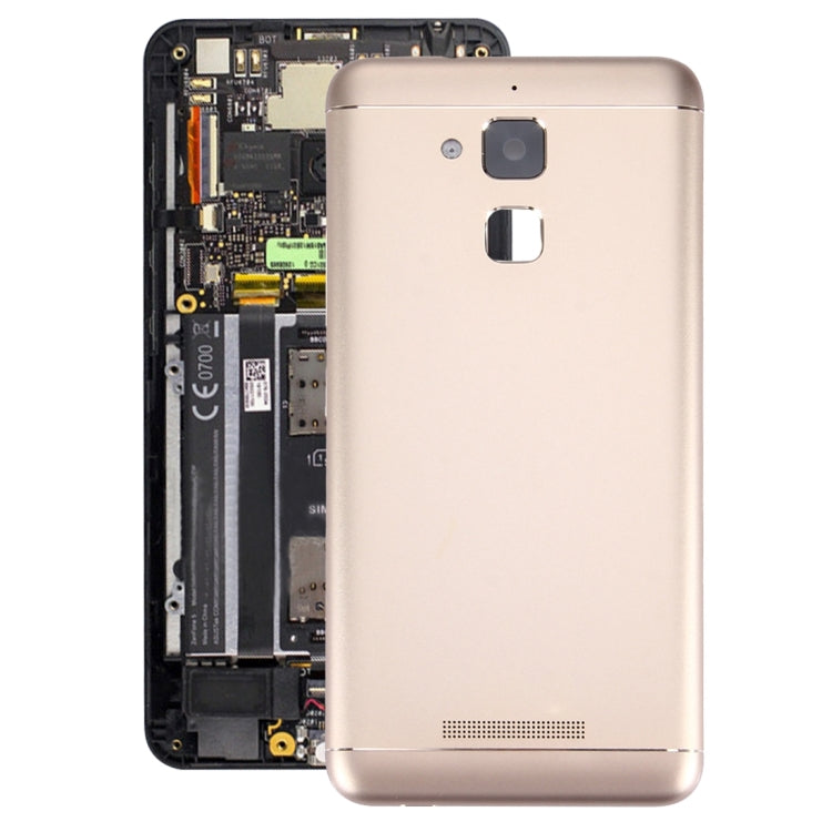 Aluminium Alloy Back Battery Cover for ASUS ZenFone 3 Max / ZC520TL(Gold) - free shipping - PMC TechLife - Order now!