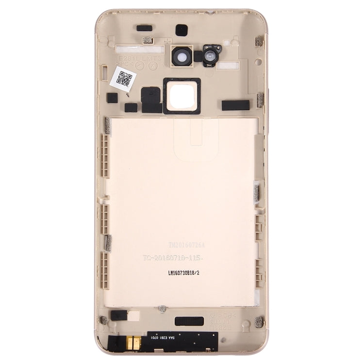 Aluminium Alloy Back Battery Cover for ASUS ZenFone 3 Max / ZC520TL(Gold) - free shipping - PMC TechLife - Order now!