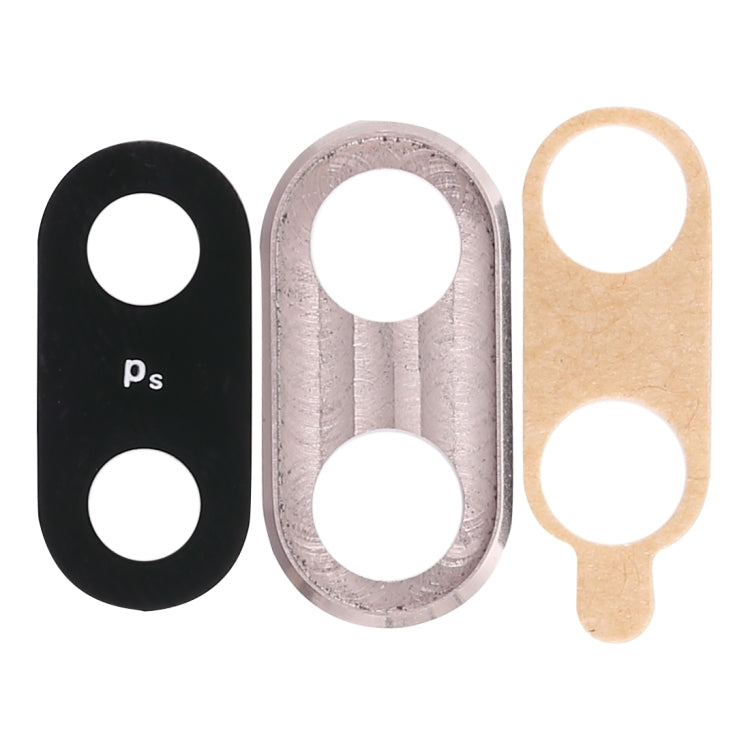 For Huawei Nova 3  10pcs Back Camera Bezel with Lens Cover & Adhesive (Silver) - Camera by PMC TechLife | Online Shopping South Africa | PMC TechLife | Buy Now Pay Later Mobicred