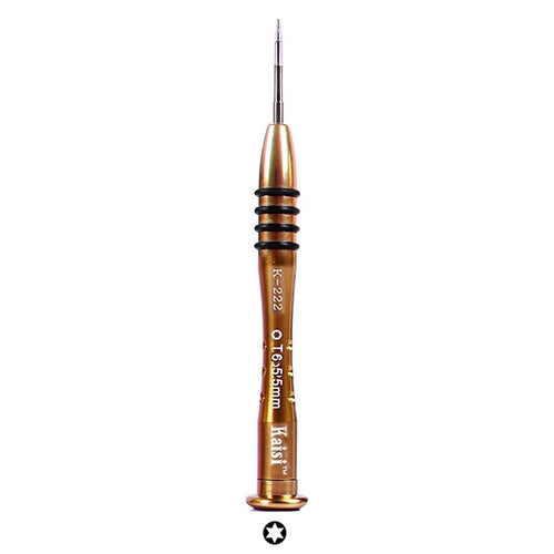 Kaisi K-222 Precision Screwdrivers Professional Repair Opening Tool for Mobile Phone Tablet PC (Torx: T6) - free shipping - PMC TechLife - Order now!