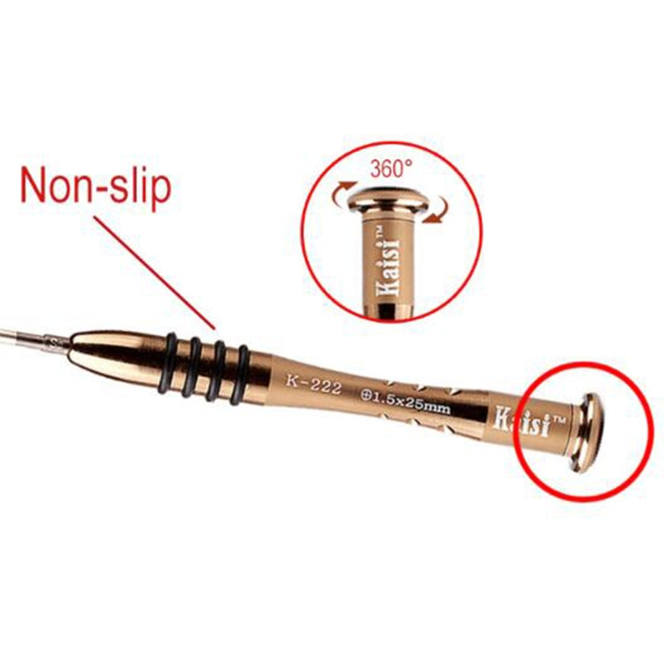 Kaisi K-222 Precision Screwdrivers Professional Repair Opening Tool for Mobile Phone Tablet PC (Straight: 2.0) - free shipping - PMC TechLife - Order now!
