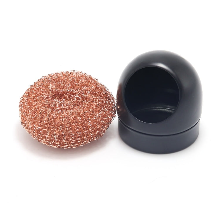 Kaisi Soldering Iron Nozzle Cleaning Ball Pure Copper Removing Tin Ball Seat(Black) - Others by PMC TechLife | Online Shopping South Africa | PMC TechLife | Buy Now Pay Later Mobicred