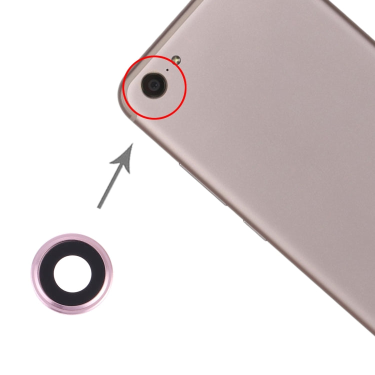 For Vivo X9 Plus Camera Lens Cover (Pink) - Camera Parts by PMc TechLife | Online Shopping South Africa | PMc TechLife | Buy Now Pay Later Mobicred