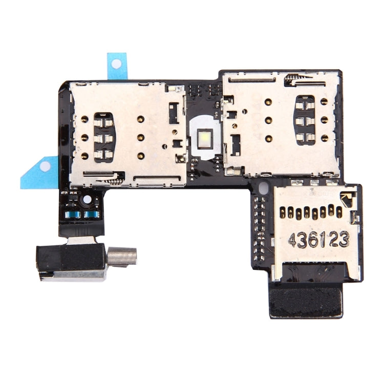 SIM Card Socket + SD Card Socket for Motorola Moto G (2nd Gen.) (Dual SIM Version) - Card Socket by PMC TechLife | Online Shopping South Africa | PMC TechLife | Buy Now Pay Later Mobicred