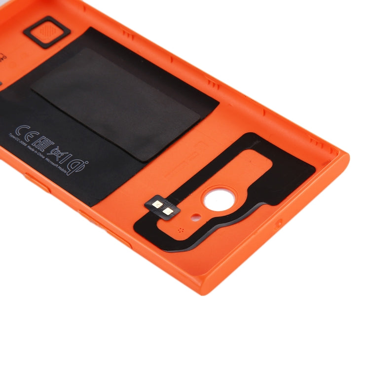 Solid Color NFC Battery Back Cover for Nokia Lumia 735 (Orange) - Back Cover by PMC TechLife | Online Shopping South Africa | PMC TechLife | Buy Now Pay Later Mobicred