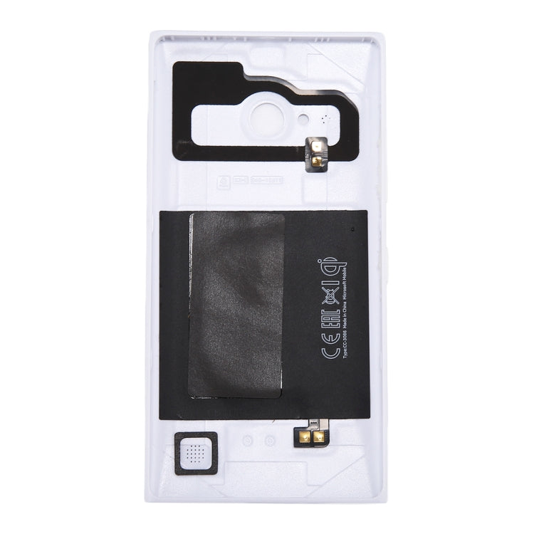 Solid Color NFC Battery Back Cover for Nokia Lumia 735 (White) - Back Cover by PMC TechLife | Online Shopping South Africa | PMC TechLife | Buy Now Pay Later Mobicred