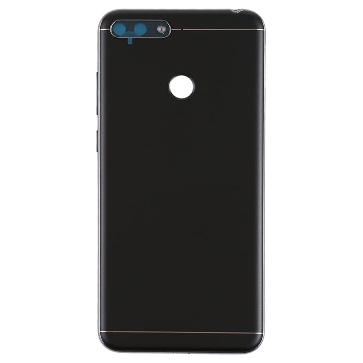 Back Cover with Side Keys & Camera Lens for Huawei Honor Play 7A(Black) - Back Cover by PMC TechLife | Online Shopping South Africa | PMC TechLife | Buy Now Pay Later Mobicred