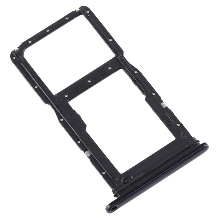 SIM Card Tray + SIM Card Tray / Micro SD Card Tray for Huawei Nova 5i (Black) - free shipping - PMC TechLife - Order now!