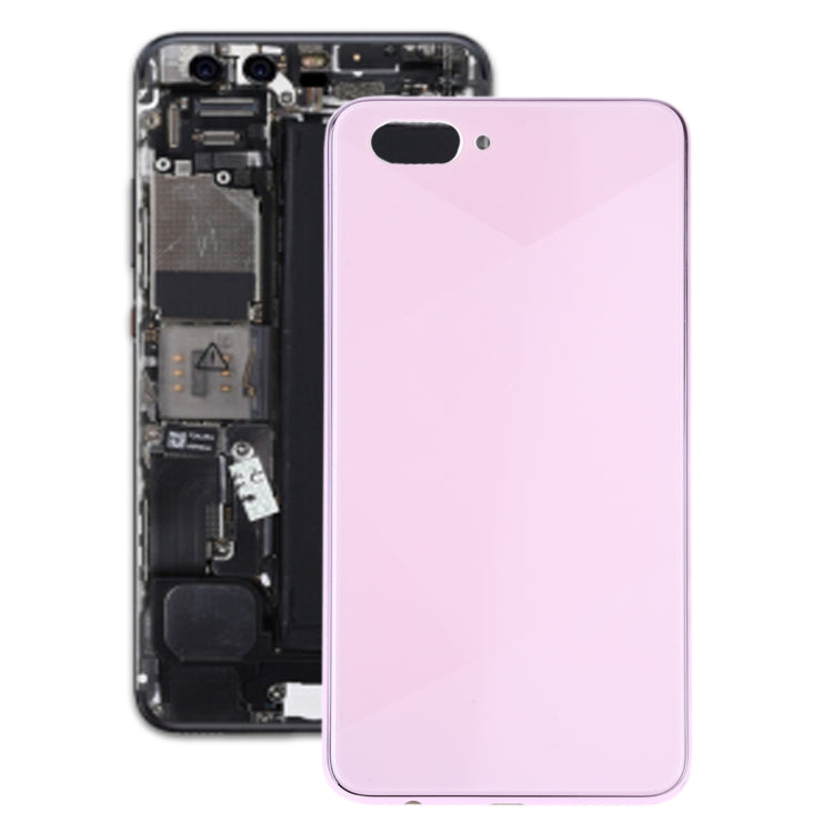 For OPPO A5 / A3s Back Cover with Frame (Pink) - Back Cover by PMC TechLife | Online Shopping South Africa | PMC TechLife | Buy Now Pay Later Mobicred
