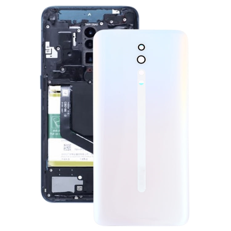 For OPPO Reno Z Back Cover (White) - Back Cover by PMc TechLife | Online Shopping South Africa | PMc TechLife | Buy Now Pay Later Mobicred