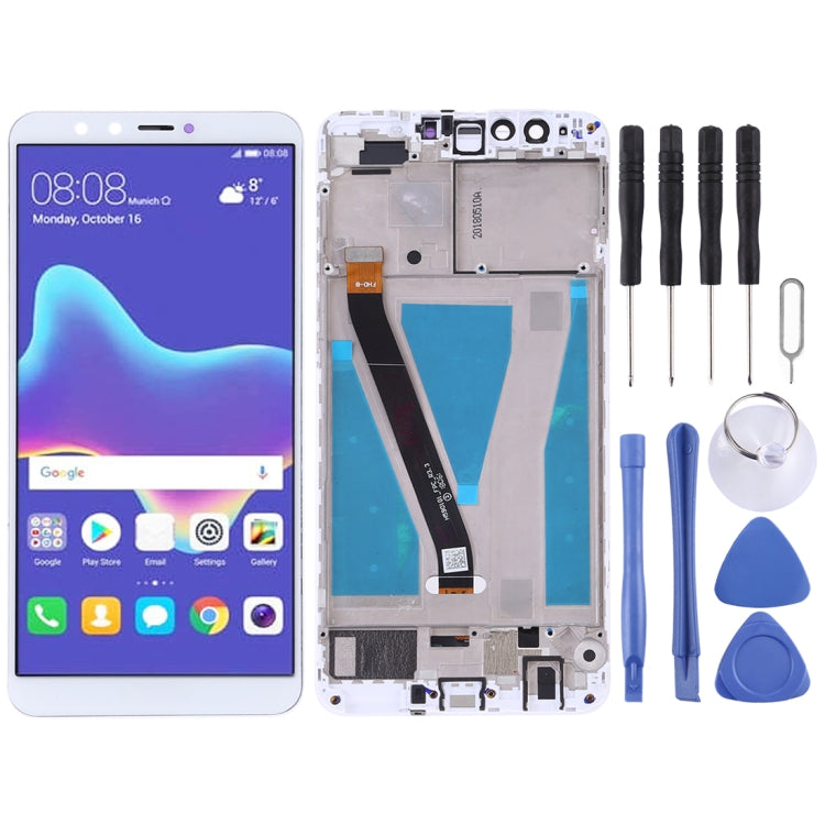 OEM LCD Screen for Huawei Enjoy 8 Plu Digitizer Full Assembly with Frame s(White) - LCD Screen by PMC TechLife | Online Shopping South Africa | PMC TechLife | Buy Now Pay Later Mobicred
