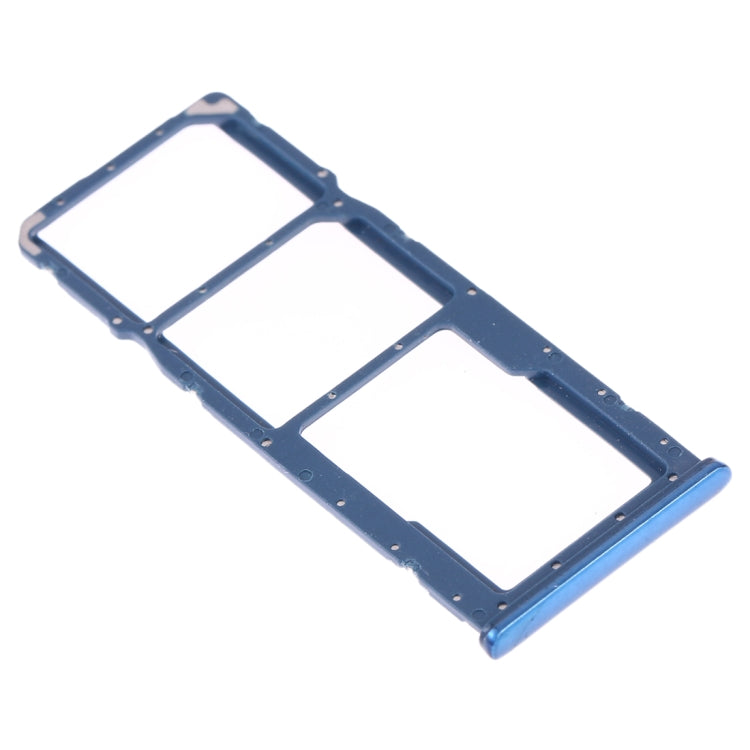 SIM Card Tray + SIM Card Tray + Micro SD Card Tray for Huawei Y9 (2019) (Blue) - Card Socket by PMc TechLife | Online Shopping South Africa | PMc TechLife | Buy Now Pay Later Mobicred