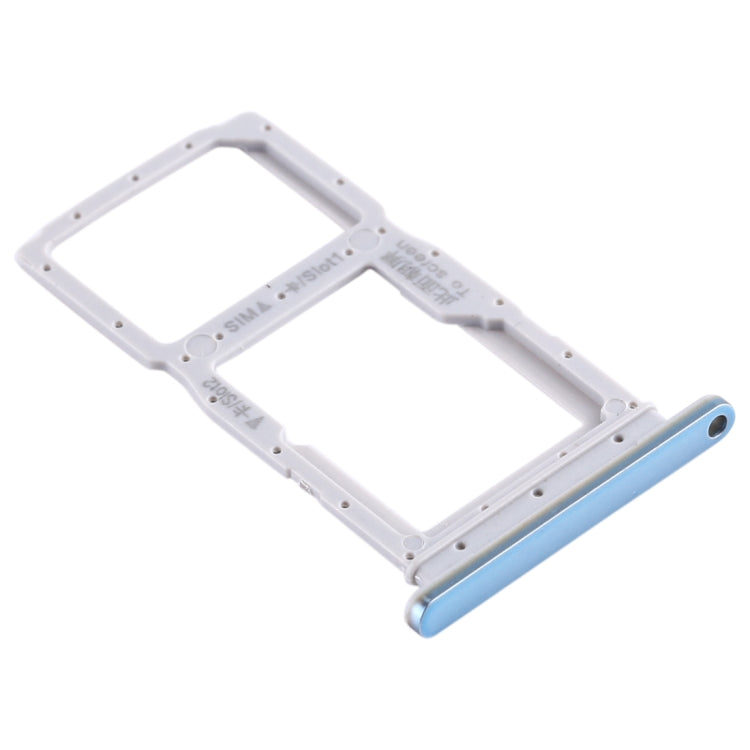 SIM Card Tray + SIM Card Tray / Micro SD Card Tray for Huawei Honor 9X / Honor 9X Pro(Baby Blue) - free shipping - PMc TechLife - Order now!
