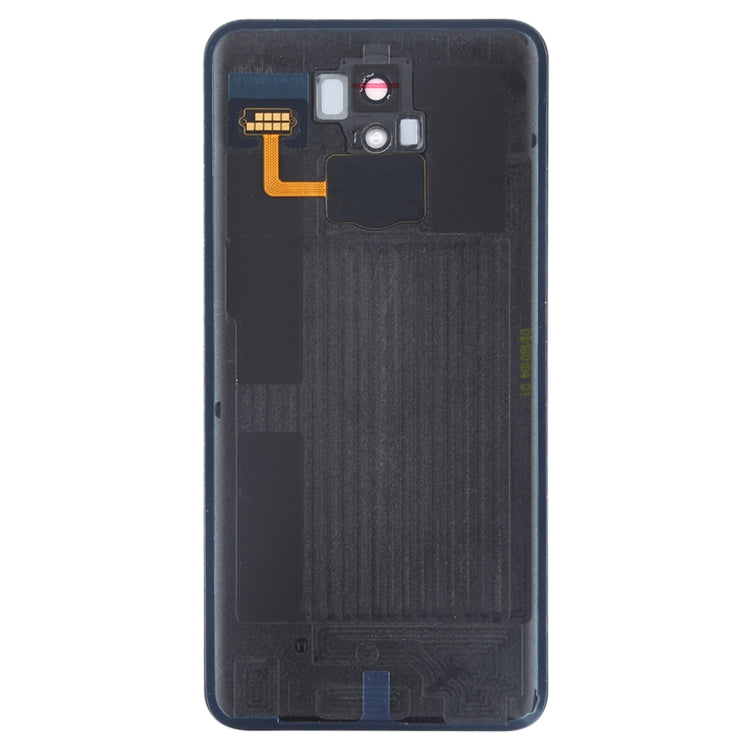 Battery Back Cover with Camera Lens & Fingerprint Sensor for LG Q7 / Q7+(Black) - For LG by PMC TechLife | Online Shopping South Africa | PMC TechLife | Buy Now Pay Later Mobicred