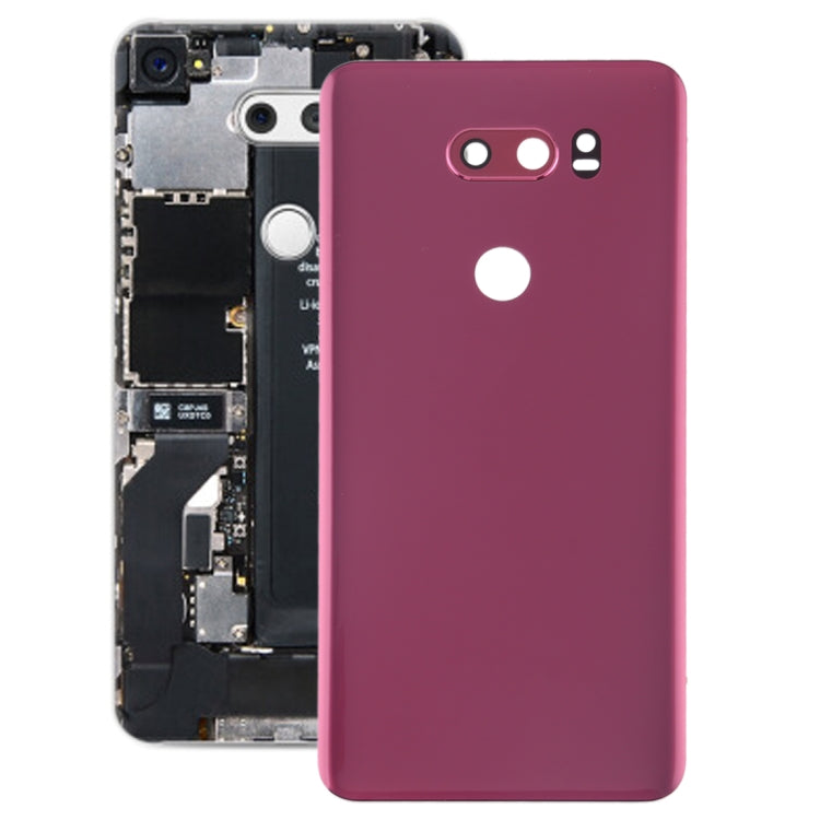 Battery Back Cover with Camera Lens for LG V30 / VS996 / LS998U / H933 / LS998U / H930(Red) - For LG by PMC TechLife | Online Shopping South Africa | PMC TechLife | Buy Now Pay Later Mobicred