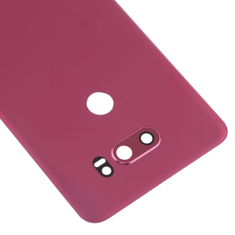 Battery Back Cover with Camera Lens for LG V30 / VS996 / LS998U / H933 / LS998U / H930(Red) - For LG by PMC TechLife | Online Shopping South Africa | PMC TechLife | Buy Now Pay Later Mobicred