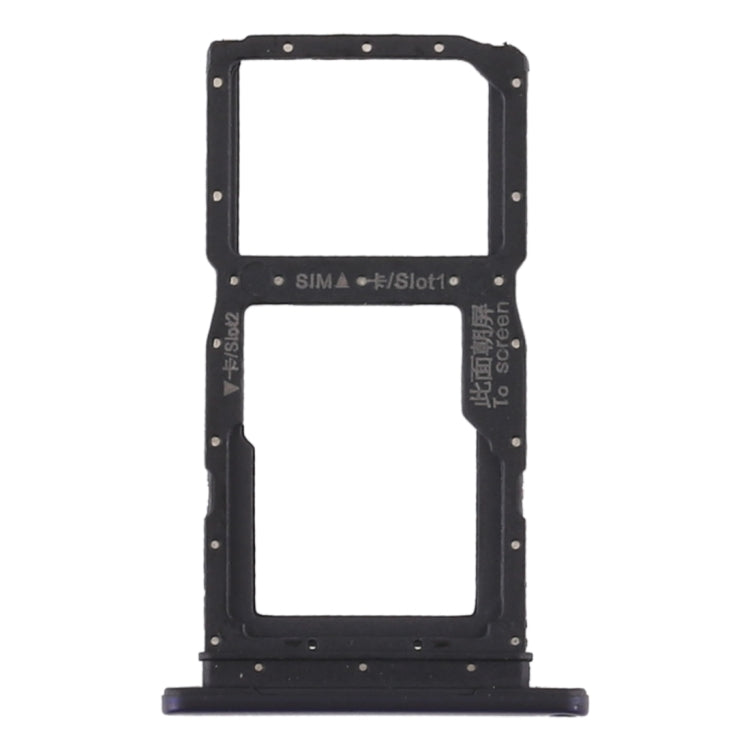 SIM Card Tray + SIM Card Tray / Micro SD Card Tray for Huawei Honor 9X Pro (Purple) - Card Socket by PMc TechLife | Online Shopping South Africa | PMc TechLife | Buy Now Pay Later Mobicred
