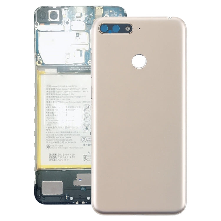 Back Cover with Side Keys for Huawei Y6 (2018)(Gold) - Back Cover by PMC TechLife | Online Shopping South Africa | PMC TechLife | Buy Now Pay Later Mobicred