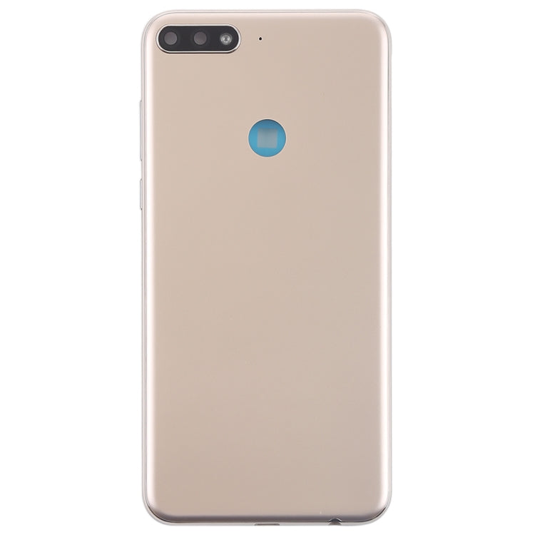 Back Cover with Side Keys for Huawei Y7 (2018)(Gold) - Back Cover by PMC TechLife | Online Shopping South Africa | PMC TechLife | Buy Now Pay Later Mobicred