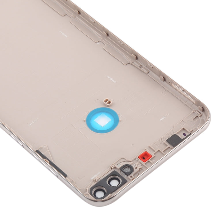 Back Cover with Side Keys for Huawei Y7 (2018)(Gold) - Back Cover by PMC TechLife | Online Shopping South Africa | PMC TechLife | Buy Now Pay Later Mobicred