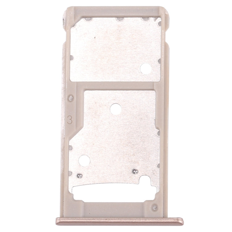 For Huawei Enjoy 7 Plus / Y7 Prime SIM Card Tray & SIM / Micro SD Card Tray(Gold) - Card Socket by PMc TechLife | Online Shopping South Africa | PMc TechLife | Buy Now Pay Later Mobicred