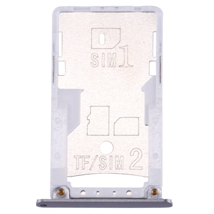 For Xiaomi Redmi 3 & 3s SIM & SIM / TF Card Tray(Grey) - Card Tray by PMc TechLife | Online Shopping South Africa | PMc TechLife | Buy Now Pay Later Mobicred