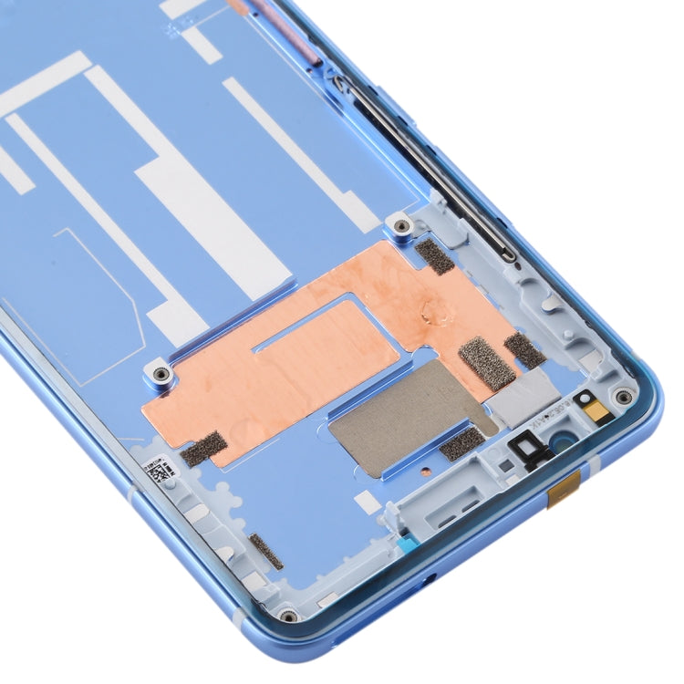 Middle Frame Bezel Plate for HTC U11+ (Blue) - Full Housing Cover by PMC TechLife | Online Shopping South Africa | PMC TechLife | Buy Now Pay Later Mobicred