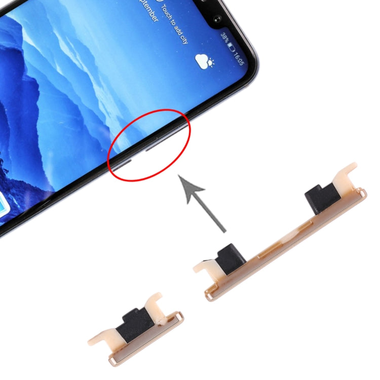 Side Keys for Huawei Mate 20 Lite(Gold) - Home key & Side Key by PMc TechLife | Online Shopping South Africa | PMc TechLife | Buy Now Pay Later Mobicred