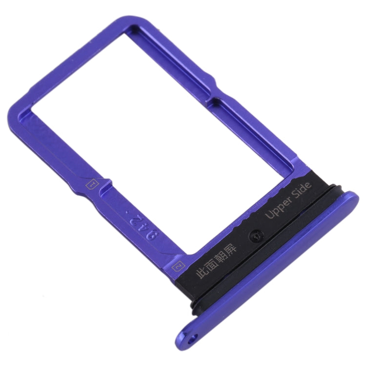 For vivo S5 SIM Card Tray + SIM Card Tray (Blue) - Card Socket by PMc TechLife | Online Shopping South Africa | PMc TechLife | Buy Now Pay Later Mobicred