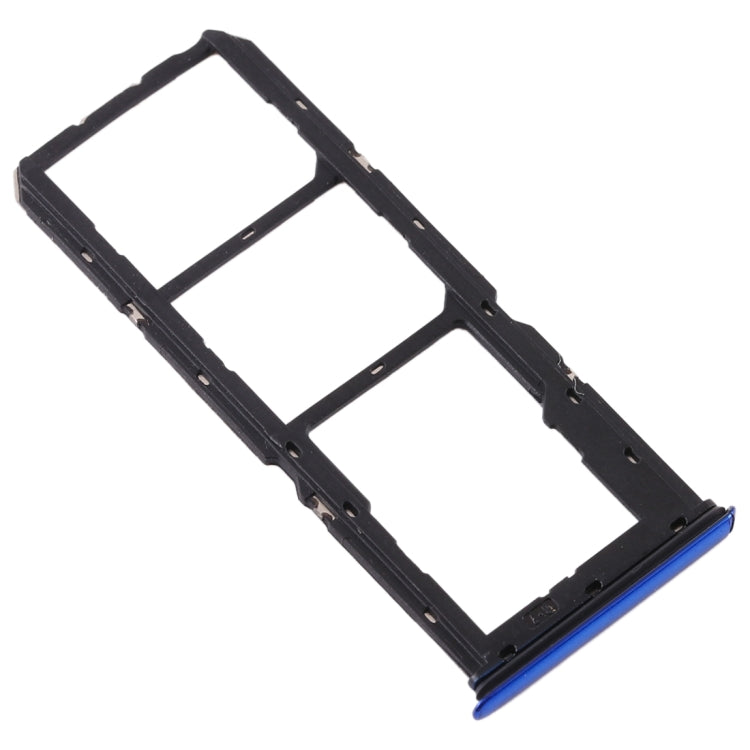For Vivo S1 SIM Card Tray + SIM Card Tray + Micro SD Card Tray (Blue) - free shipping - PMc TechLife - Order now!