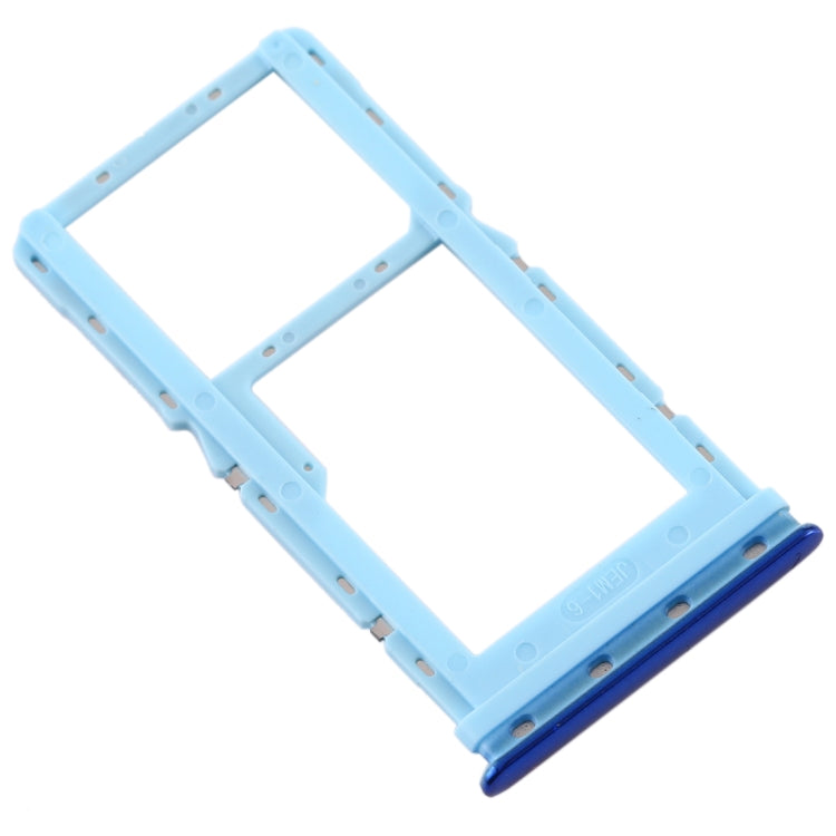 SIM Card Tray + SIM Card Tray / Micro SD Card Tray for Xiaomi Mi CC9e / Mi A3(Blue) - Card Tray by PMc TechLife | Online Shopping South Africa | PMc TechLife | Buy Now Pay Later Mobicred
