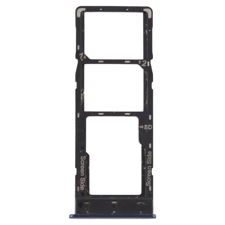 For Infinix X627 Smart 3 Plus SIM Card Tray + SIM Card Tray + Micro SD Card Tray (Blue) - Card Tray by PMc TechLife | Online Shopping South Africa | PMc TechLife | Buy Now Pay Later Mobicred