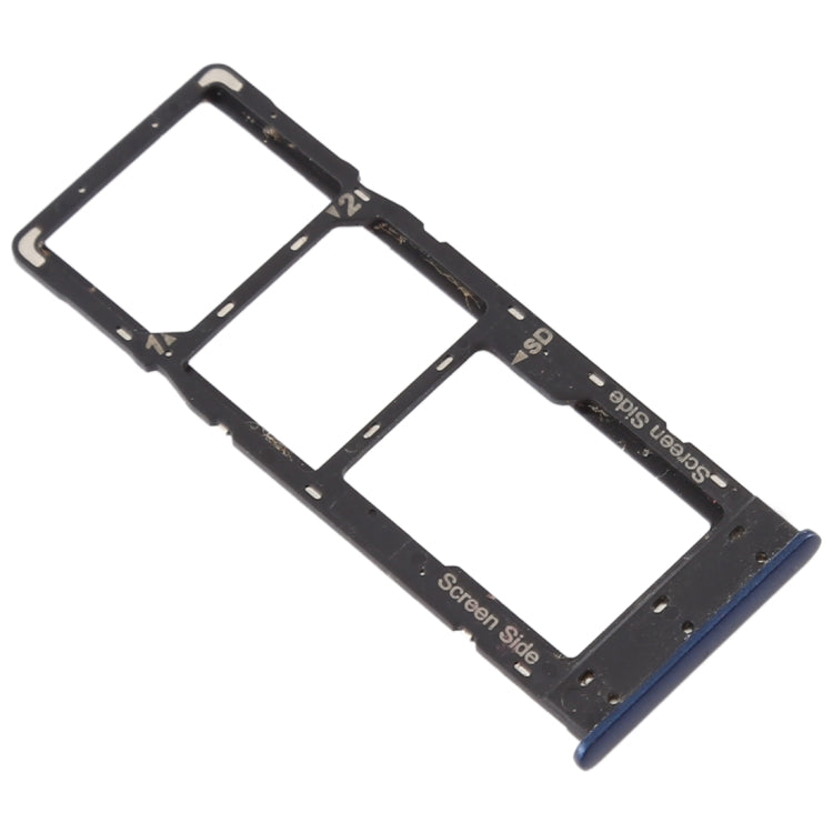 For Infinix X627 Smart 3 Plus SIM Card Tray + SIM Card Tray + Micro SD Card Tray (Blue) - Card Tray by PMc TechLife | Online Shopping South Africa | PMc TechLife | Buy Now Pay Later Mobicred