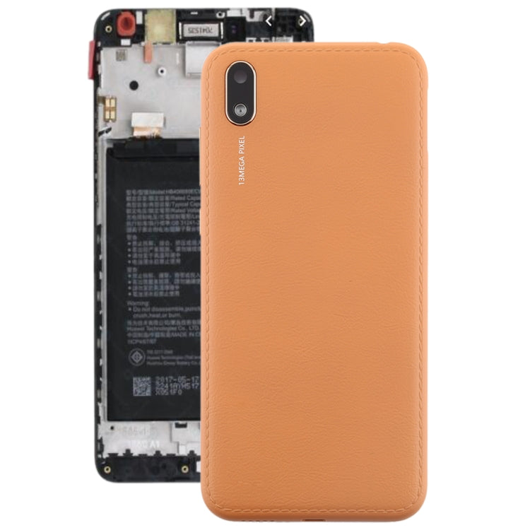 Battery Back Cover with Camera Lens & Side Keys for Huawei Y5 (2019)(Coffee) - Back Cover by PMC TechLife | Online Shopping South Africa | PMC TechLife | Buy Now Pay Later Mobicred