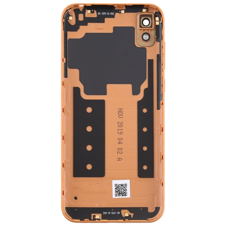 Battery Back Cover with Camera Lens & Side Keys for Huawei Y5 (2019)(Coffee) - Back Cover by PMC TechLife | Online Shopping South Africa | PMC TechLife | Buy Now Pay Later Mobicred