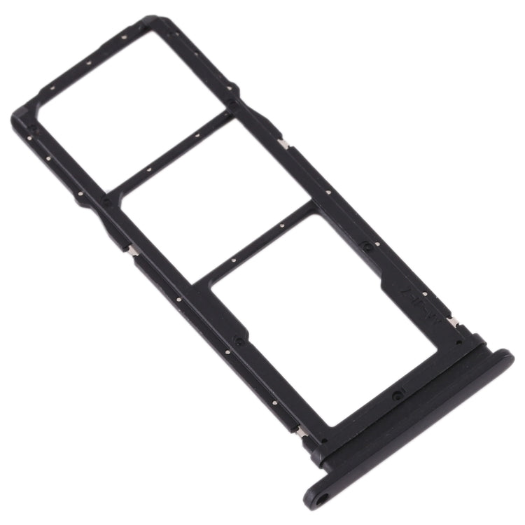 SIM Card Tray + SIM Card Tray + Micro SD Card Tray for Huawei Honor Play 3 (Black) - Card Socket by PMc TechLife | Online Shopping South Africa | PMc TechLife | Buy Now Pay Later Mobicred