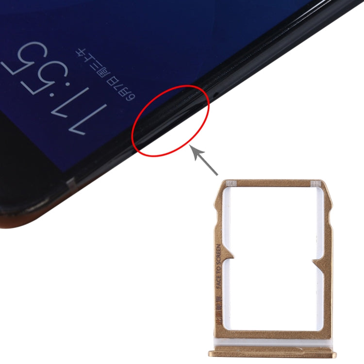 SIM Card Tray + SIM Card Tray for Xiaomi Mi 6(Gold) - Card Tray by PMc TechLife | Online Shopping South Africa | PMc TechLife | Buy Now Pay Later Mobicred