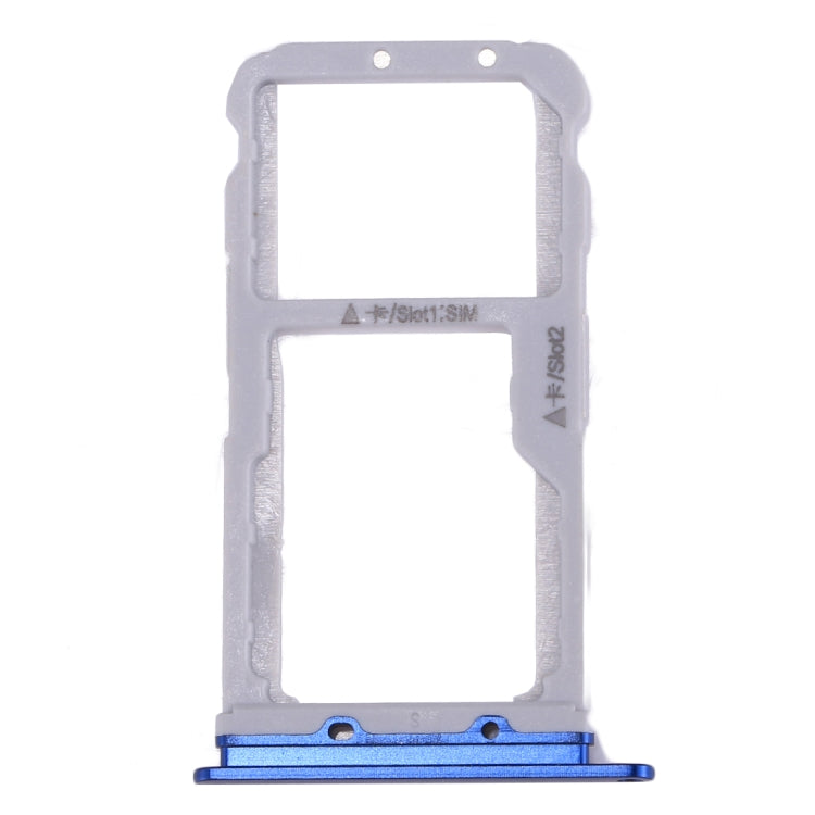 For Huawei Honor 9 SIM Card Tray & SIM / Micro SD Card Tray(Blue) - Card Socket by PMc TechLife | Online Shopping South Africa | PMc TechLife | Buy Now Pay Later Mobicred
