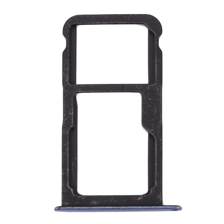 For Huawei P10 Lite SIM Card Tray & SIM / Micro SD Card Tray(Blue) - Card Socket by PMc TechLife | Online Shopping South Africa | PMc TechLife | Buy Now Pay Later Mobicred