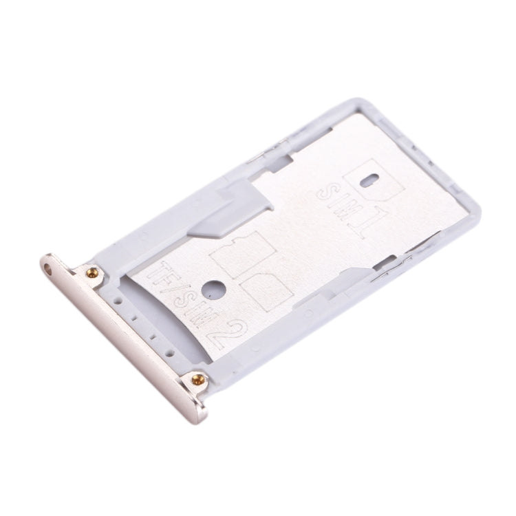 For Xiaomi Redmi Note 3 (Qualcomm Version) SIM & SIM / TF Card Tray(Gold) - Card Tray by PMc TechLife | Online Shopping South Africa | PMc TechLife | Buy Now Pay Later Mobicred