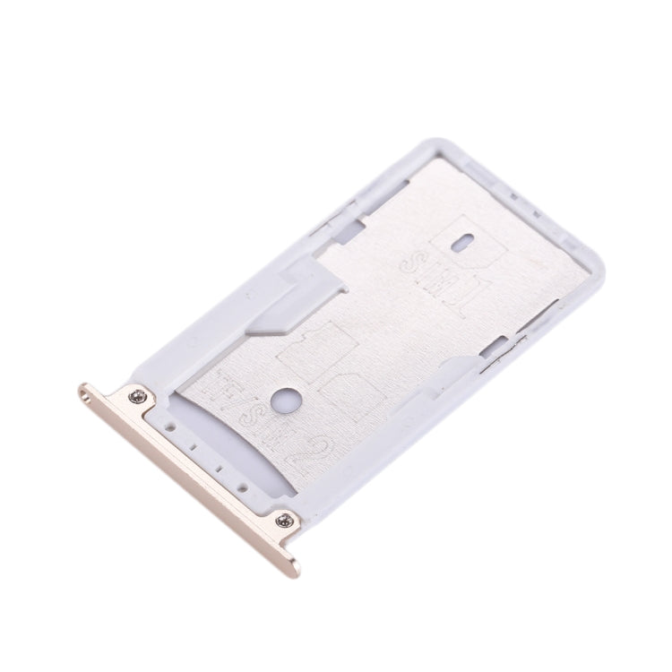 For Xiaomi Redmi Note 4X SIM & SIM / TF Card Tray(Gold) - Card Tray by PMc TechLife | Online Shopping South Africa | PMc TechLife | Buy Now Pay Later Mobicred